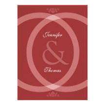 Wedding Rings Personalized Announcements