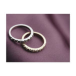 Wedding Rings Silver Post Cards
