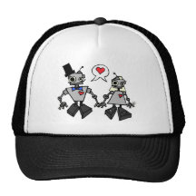 Wedding robots hat