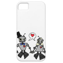 Wedding robots iPhone 5 case