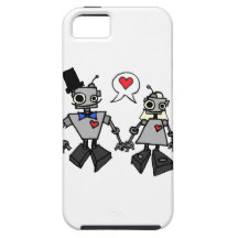 Wedding robots iPhone 5 cover