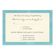 Wedding RSVP Custom Invitation