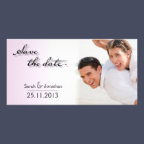 Wedding Save the Date Announcement Plain Simple photo cards