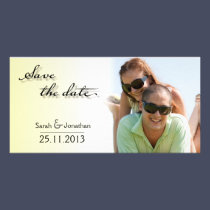 Wedding Save the Date Announcement Plain Simple photo cards