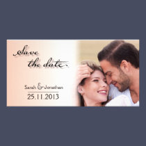 Wedding Save the Date Announcement Plain Simple photo cards
