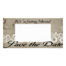 Wedding Save the Date Photocard Personalized Photo Card