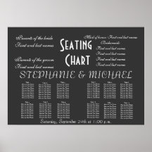 Wedding Seating Chart Posters