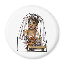 Wedding Shower 6 Magnets