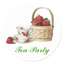 Wedding Shower Tea Party Stickers