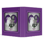 Wedding Skulls - Purple binders