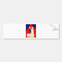 Wedding Stamps 3 Bumper Stickers
