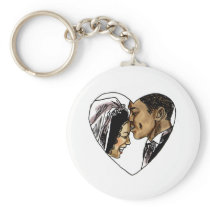 Wedding Stamps 6 Key Chain