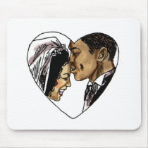 Wedding Stamps 6 Mouse Mat