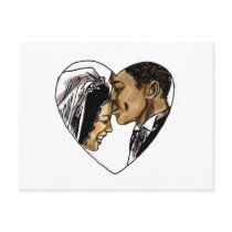 Wedding Stamps 6 Postcard