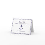 Wedding Thank You, Anchor Sailing Greeting Cards