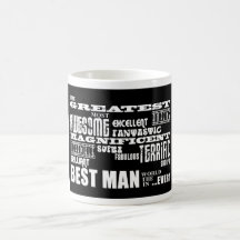 Wedding Thank You Best Men : Greatest Best Man Mugs