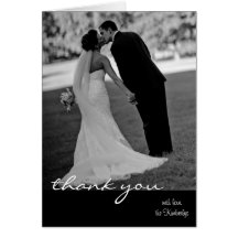 wedding thank you card