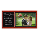 Wedding Thank You Card Custom Photo Card
