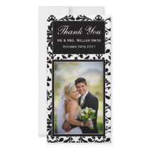Wedding Thank You Card Photo Greeting Card