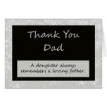 Wedding Thank You Card to Parent Dad