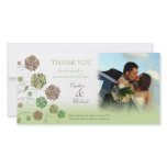 Wedding Thank You Dahlia Garden Photo Card photo cards