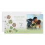 Wedding Thank You Dahlia Garden Photo Card