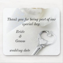 wedding thank you gift mousepad