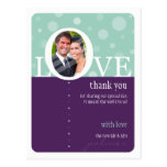 WEDDING THANK YOU NOTE :: LOVEbubbles 6 Post Cards