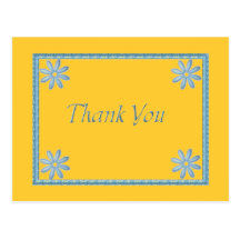 Wedding Thank You Note Postcards