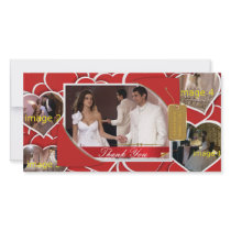 Wedding Thank You Photo Card