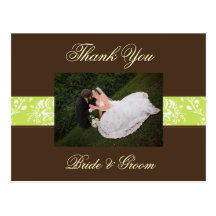 Wedding Thank You Photo postcards,