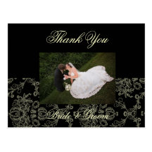Wedding Thank You Photo postcards,