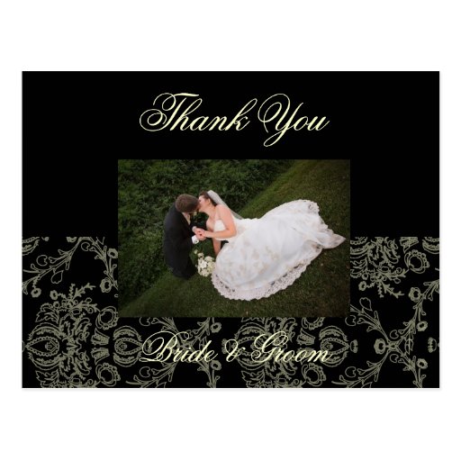 Wedding Thank You Photo postcards,