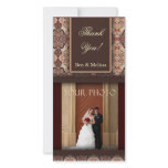 Wedding thank you Photo Template Card Personalized Photo Card