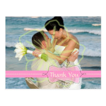 Wedding Thank you postcards insert your photos