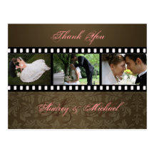 Wedding Thank you postcards insert your photos