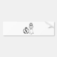 Wedding Theme 27 Bumper Stickers