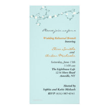 Wedding Vines Rehearsal Invitation Photo Cards