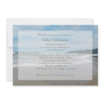 Wedding Vow Renewal Invitation by the Beach