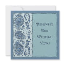 Wedding Vows Renewal (Beaded) Invitations