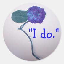 wedding vows sticker-, "I do."