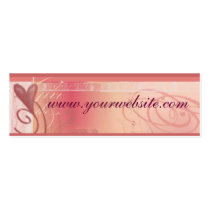 Wedding website cards business card templates