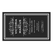 Wedding Wine Bottle Monogram Favour Labels