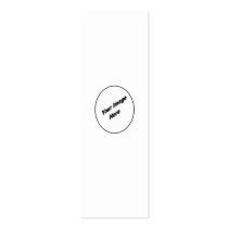 Wedding Your Image Here Bookmark Business Card Templates