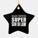 Weddings Birthdays Parties : Super Son in Law Ornaments