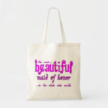 Weddings Favours & Tokens : Beautiful Maid of Hono Bags