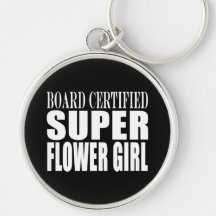 Weddings Favours Tokens & Thanks Super Flower Girl Keychains