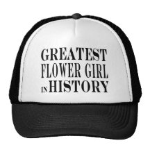Weddings : Greatest Flower Girl in History Mesh Hats