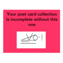 Wedge Fringe silly post card