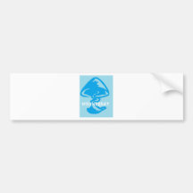WEDNESDAY mushroom Bumper Stickers